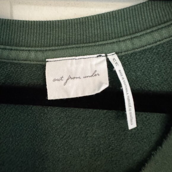 Urban Outfitters Out From Under Notch Neck Sweatshirt - Green - Picture 4 of 4